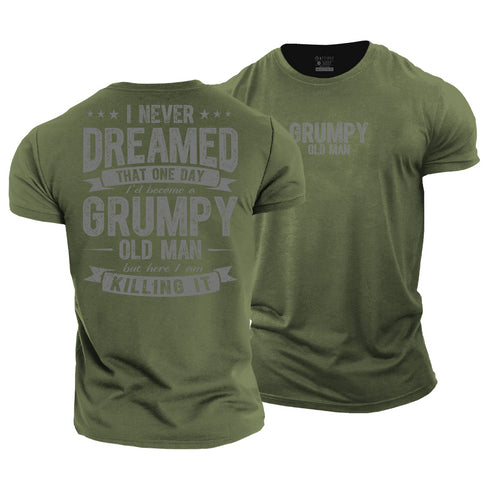 Men's Grumpy Old Man Cotton T-Shirt